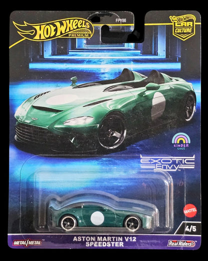 Premium Hot Wheels Aston Martin V12 Speedster - Kinder Logs