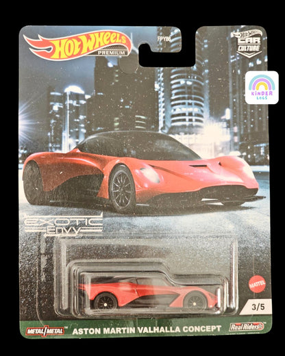 Premium Hot Wheels Aston Martin Valhalla Concept - Kinder Logs