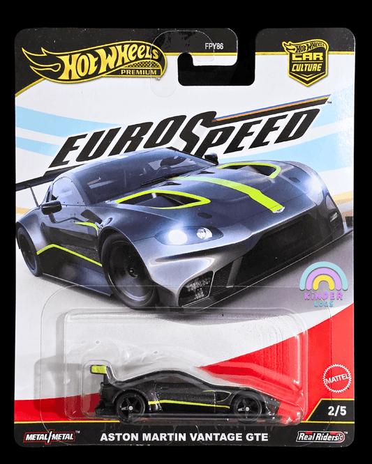 Premium Hot Wheels Aston Martin Vantage GTE - Euro Speed (Imported) - Kinder Logs