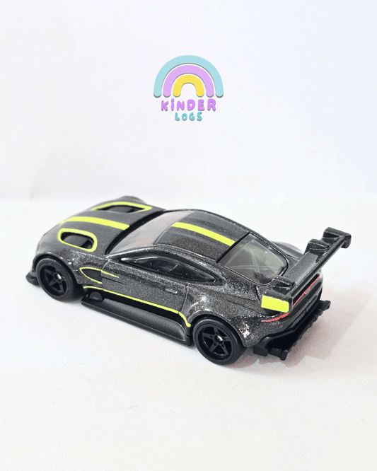 Premium Hot Wheels Aston Martin Vantage GTE - Grey (Uncarded - New) - Kinder Logs