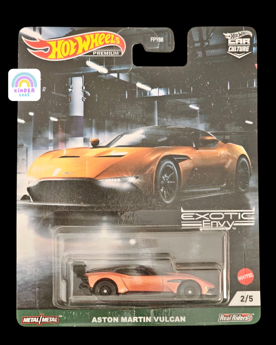 Premium Hot Wheels Aston Martin Vulcan - Kinder Logs