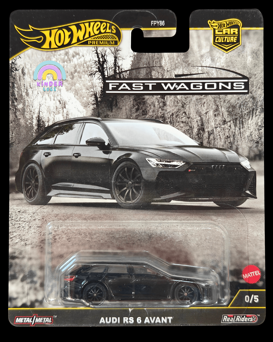 Premium Hot Wheels Audi RS6 Avant - CHASE 0/5 (Imported) - Kinder Logs