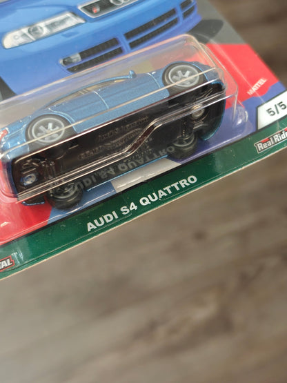 Premium Hot Wheels Audi S4 Quattro - Deutschland Design (Imported) - Kinder Logs