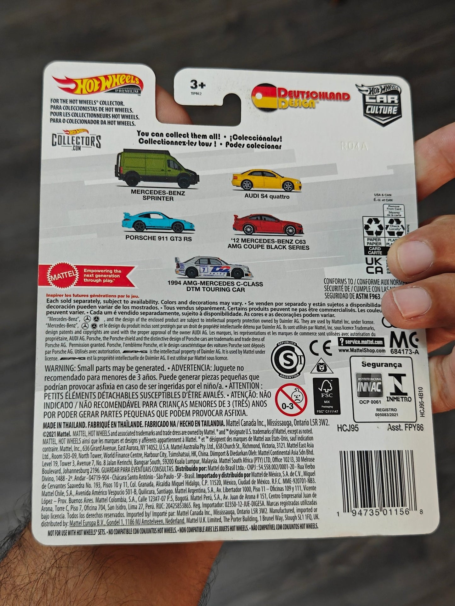 Premium Hot Wheels Audi S4 Quattro - Yellow (Imported) - Kinder Logs