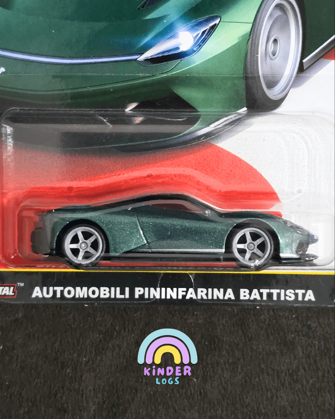 Premium Hot Wheels Automobili Pininfarina Battista - Euro Speed (Imported) - Kinder Logs