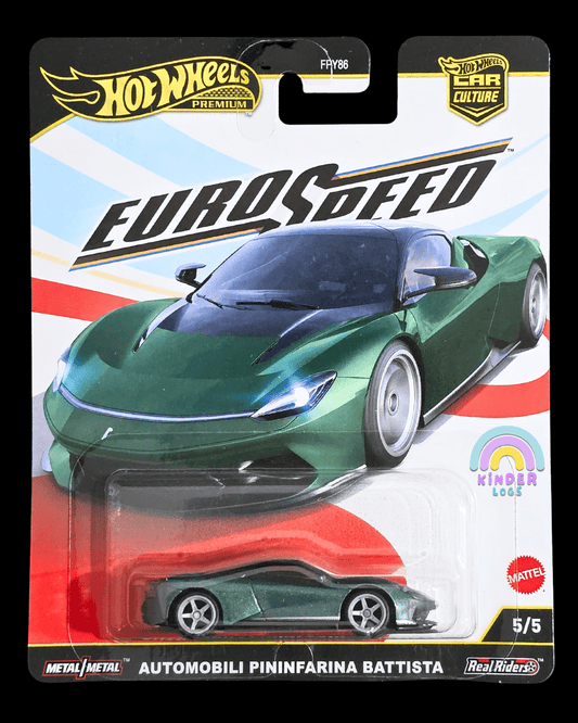 Premium Hot Wheels Automobili Pininfarina Battista - Euro Speed (Imported) - Kinder Logs