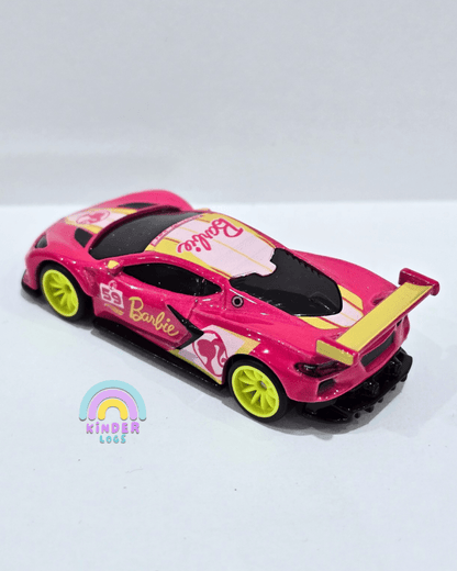 Premium Hot Wheels Barbie Car - Chevrolet Corvette C8.R (Uncarded) - Kinder Logs