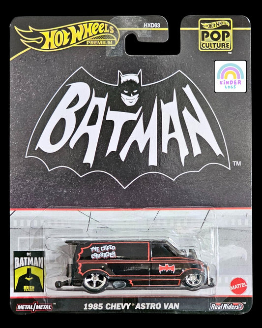 Premium Hot Wheels Batman 1985 Chevy Astro Van - Kinder Logs