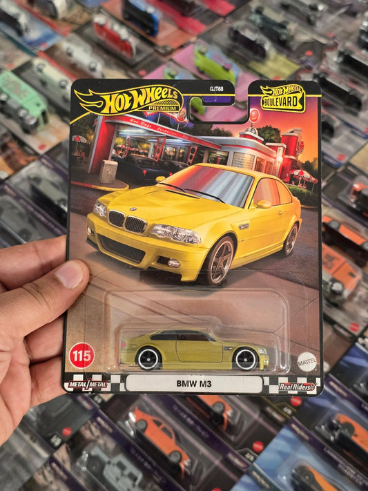 Premium Hot Wheels BMW M3 - Boulevard 115 (Imported) - Kinder Logs