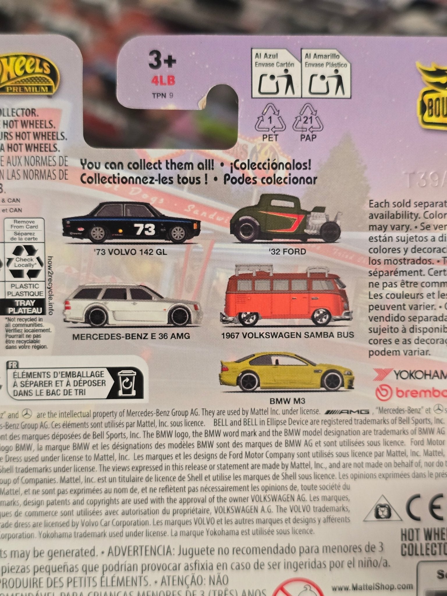 Premium Hot Wheels BMW M3 - Boulevard 115 (Imported) - Kinder Logs