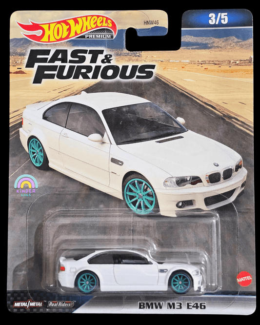 Premium Hot Wheels BMW M3 E46 - Fast And Furious - Kinder Logs