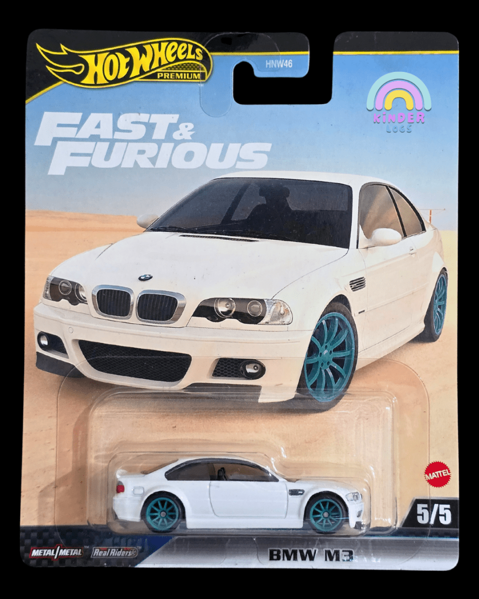 Premium Hot Wheels BMW M3 - Fast And Furious - Kinder Logs