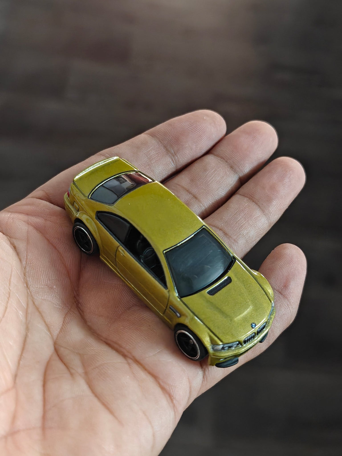 Premium Hot Wheels BMW M3 - Green (Uncarded - New) - Kinder Logs