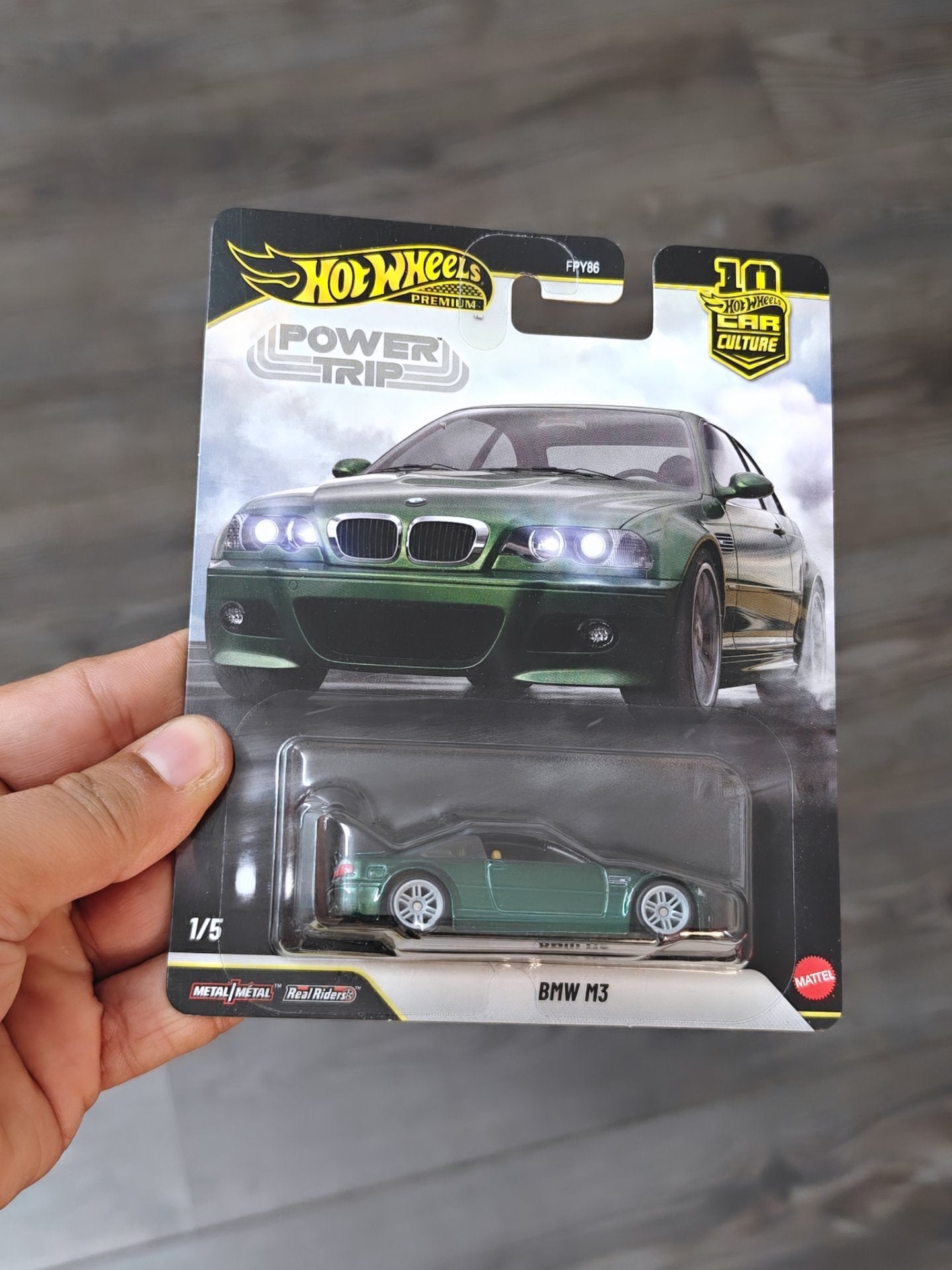 Premium Hot Wheels BMW M3 - Power Trip (Imported) - Kinder Logs