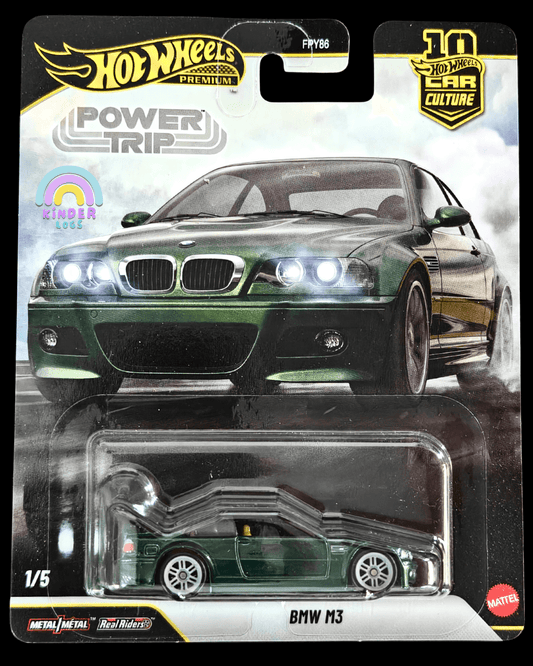 Premium Hot Wheels BMW M3 - Power Trip (Imported) - Kinder Logs