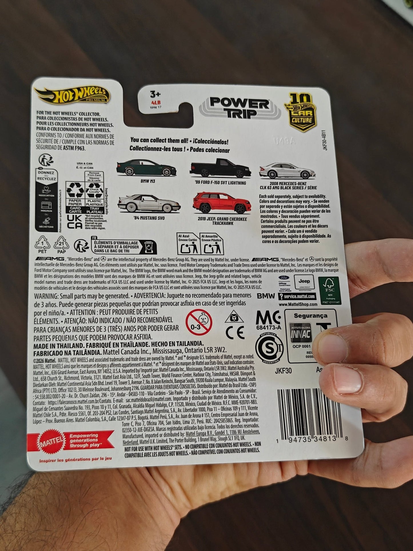 Premium Hot Wheels BMW M3 - Power Trip (Imported) - Kinder Logs