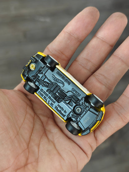 Premium Hot Wheels BMW M3 - Yellow (Uncarded - New) - Kinder Logs