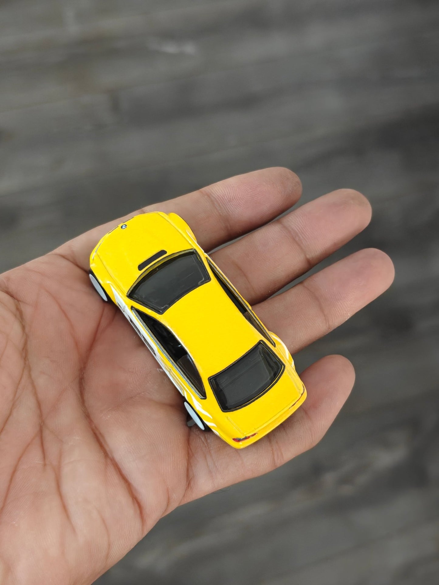 Premium Hot Wheels BMW M3 - Yellow (Uncarded - New) - Kinder Logs