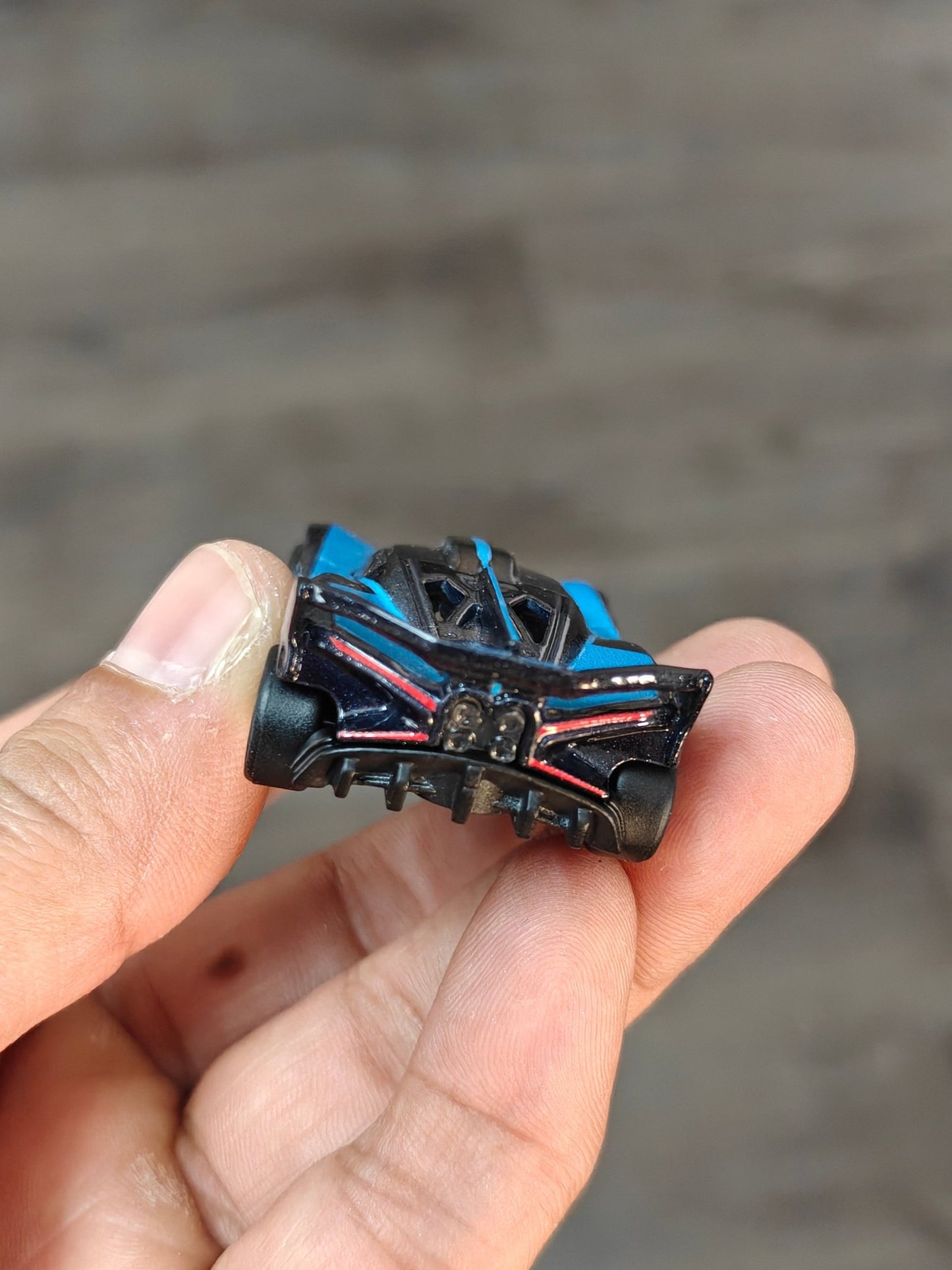 Premium Hot Wheels Bugatti Bolide - Blue (Uncarded - New) - Kinder Logs