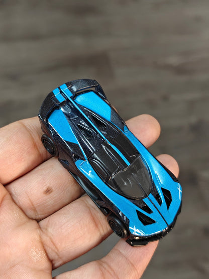 Premium Hot Wheels Bugatti Bolide - Blue (Uncarded - New) - Kinder Logs