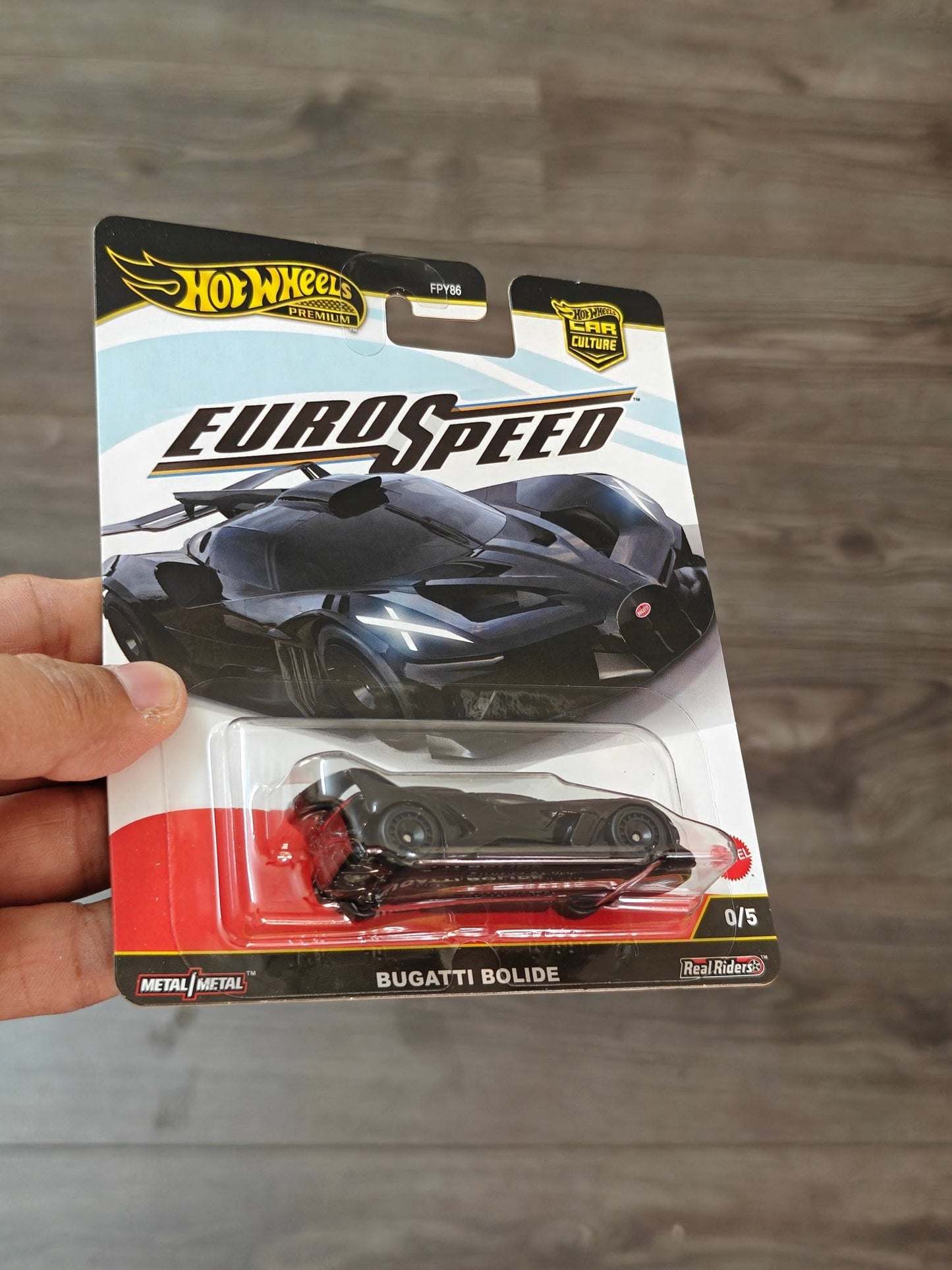 Premium Hot Wheels Bugatti Bolide - CHASE 0/5 (Imported) - Kinder Logs