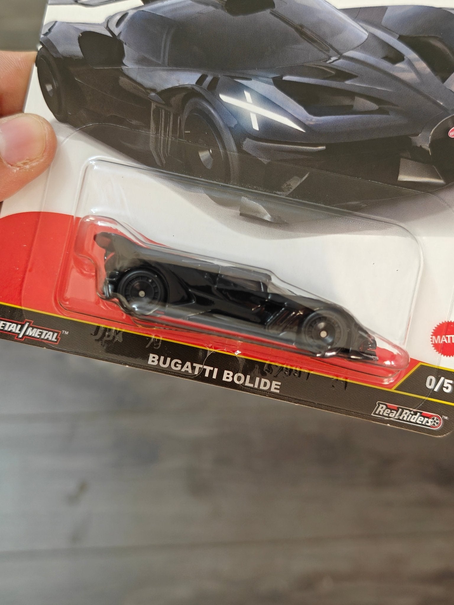 Premium Hot Wheels Bugatti Bolide - CHASE 0/5 (Imported) - Kinder Logs