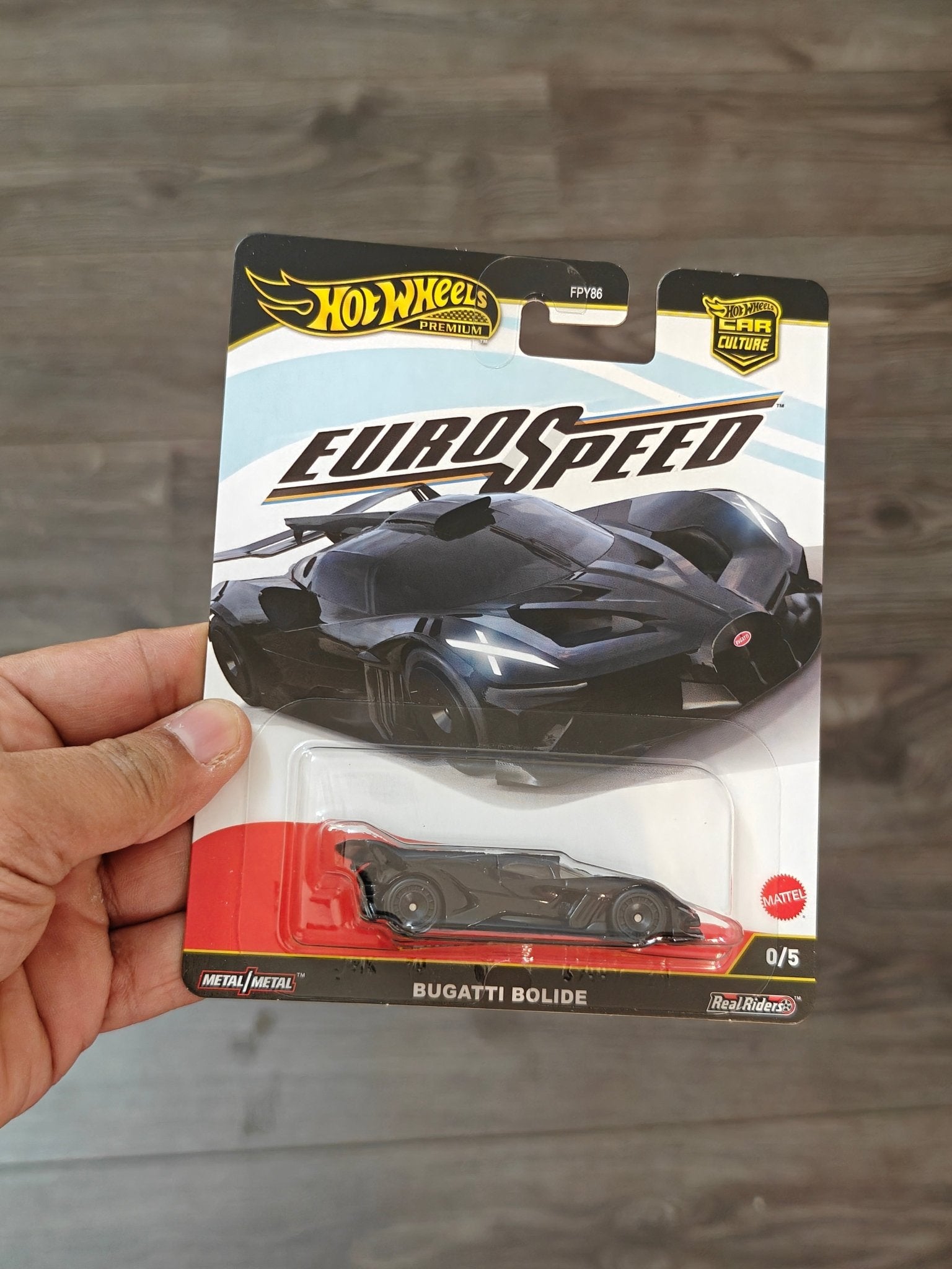 Premium Hot Wheels Bugatti Bolide - CHASE 0/5 (Imported) - Kinder Logs