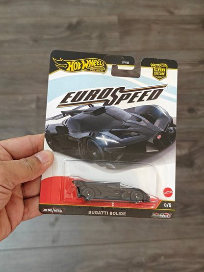 Premium Hot Wheels Bugatti Bolide - CHASE 0/5 (Imported) - Kinder Logs