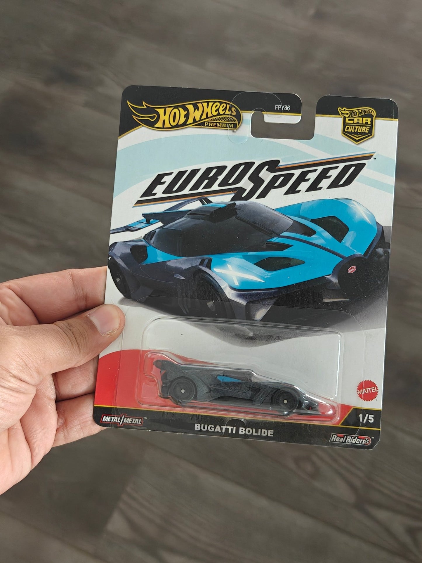 Premium Hot Wheels Bugatti Bolide - Euro Speed (Imported) - Kinder Logs