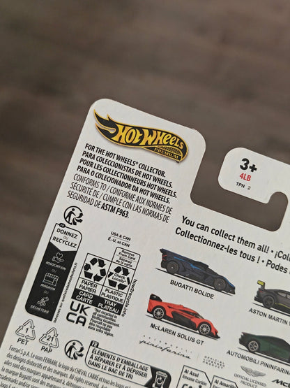 Premium Hot Wheels Bugatti Bolide - Euro Speed (Imported) - Kinder Logs