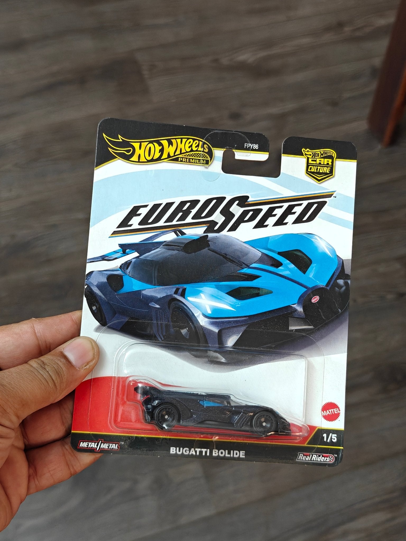 Premium Hot Wheels Bugatti Bolide - Euro Speed (Imported) - Kinder Logs