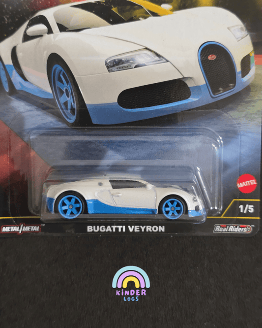 Premium Hot Wheels Bugatti Veyron - Hammer Drop - Kinder Logs