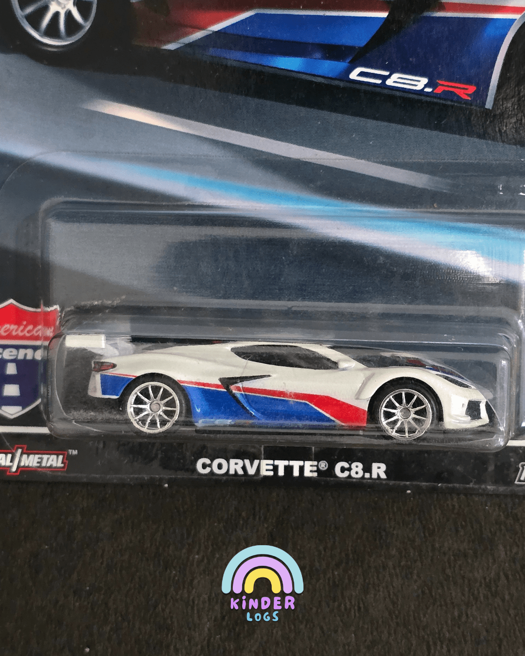 Premium Hot Wheels Corvette C8.R - American Scene (Imported) - Kinder Logs