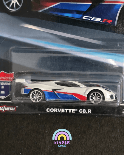 Premium Hot Wheels Corvette C8.R - American Scene (Imported) - Kinder Logs