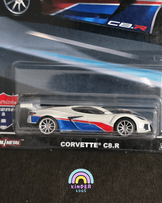 Premium Hot Wheels Corvette C8.R - American Scene (Imported) - Kinder Logs