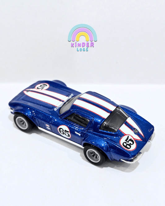 Premium Hot Wheels Custom Corvette Stingray Coupe - Blue (Uncarded) - Kinder Logs