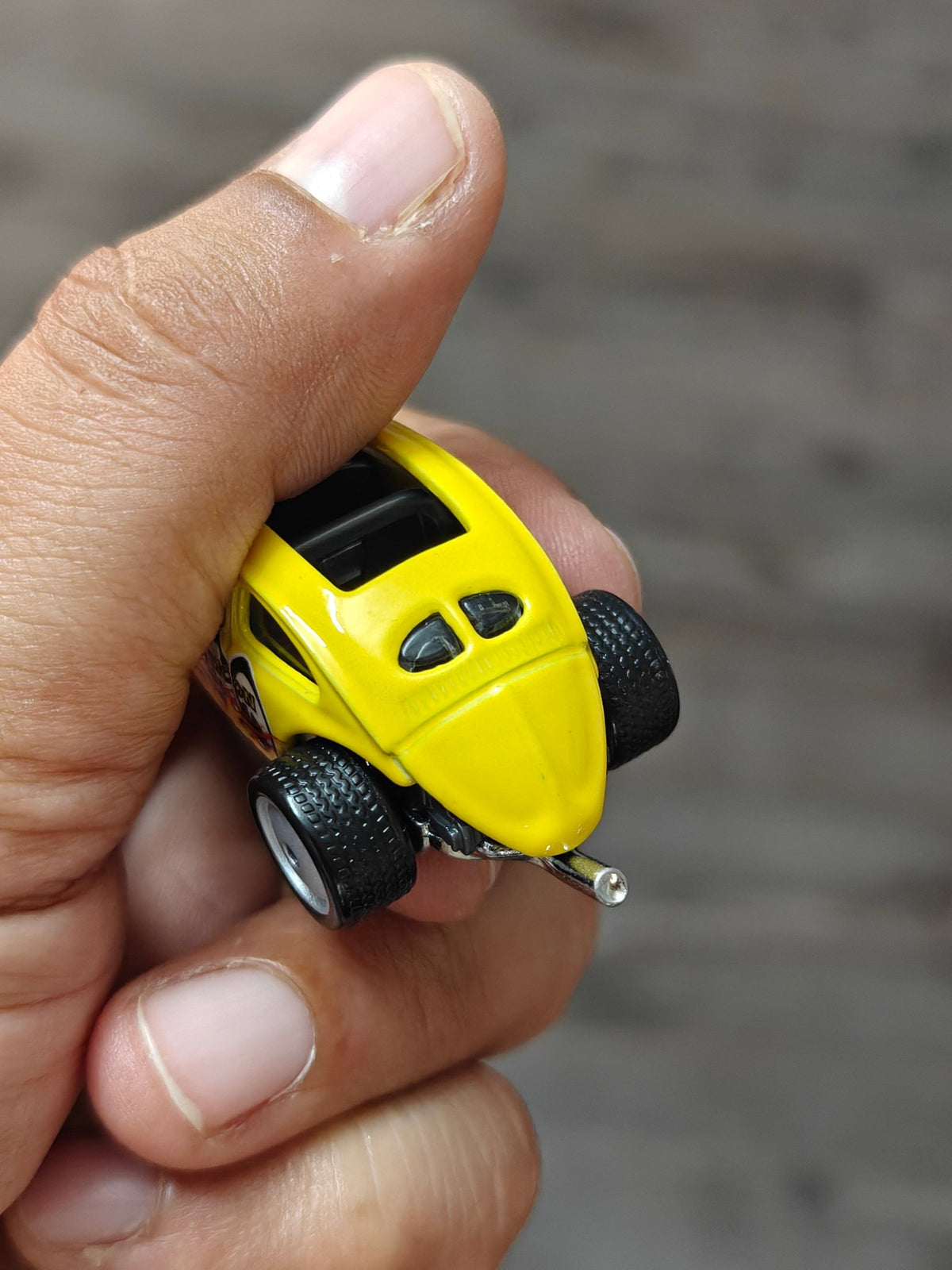 Premium Hot Wheels Custom VW Beetle MOON Eyes (Uncarded - New) - Kinder Logs