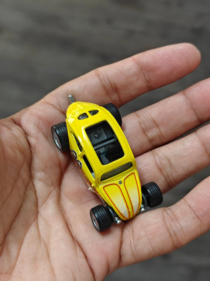 Premium Hot Wheels Custom VW Beetle MOON Eyes (Uncarded - New) - Kinder Logs