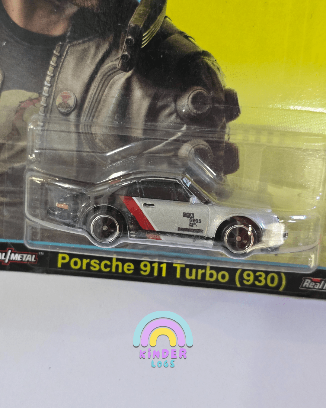 Premium Hot Wheels Cyberpunk 2077 Porsche 911 Turbo - Imported (Creased Card) - Kinder Logs