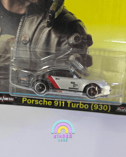Premium Hot Wheels Cyberpunk 2077 Porsche 911 Turbo - Imported (Creased Card) - Kinder Logs