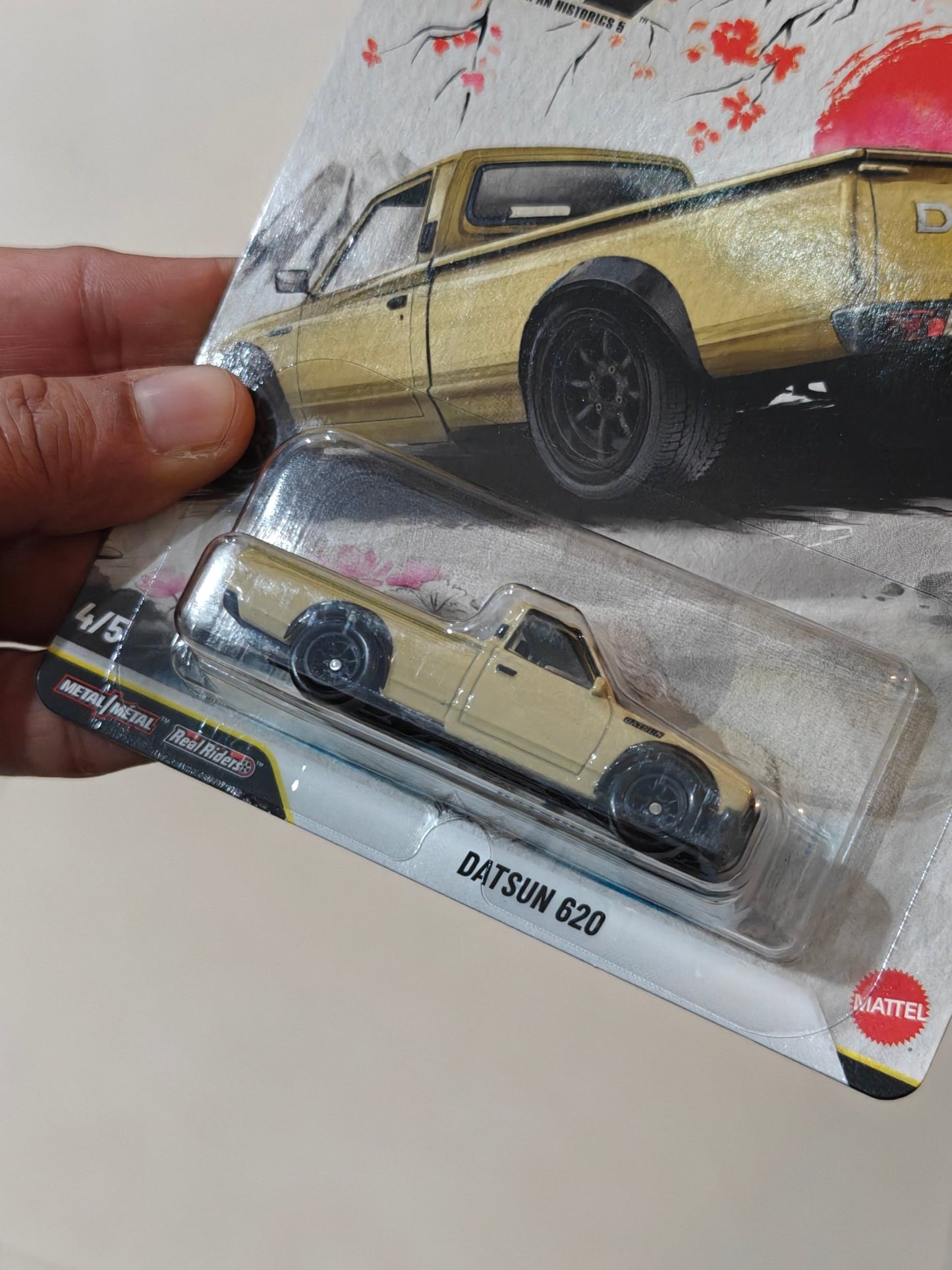 Premium Hot Wheels Datsun 620 - Japan Historics 5 (Imported) - Kinder Logs