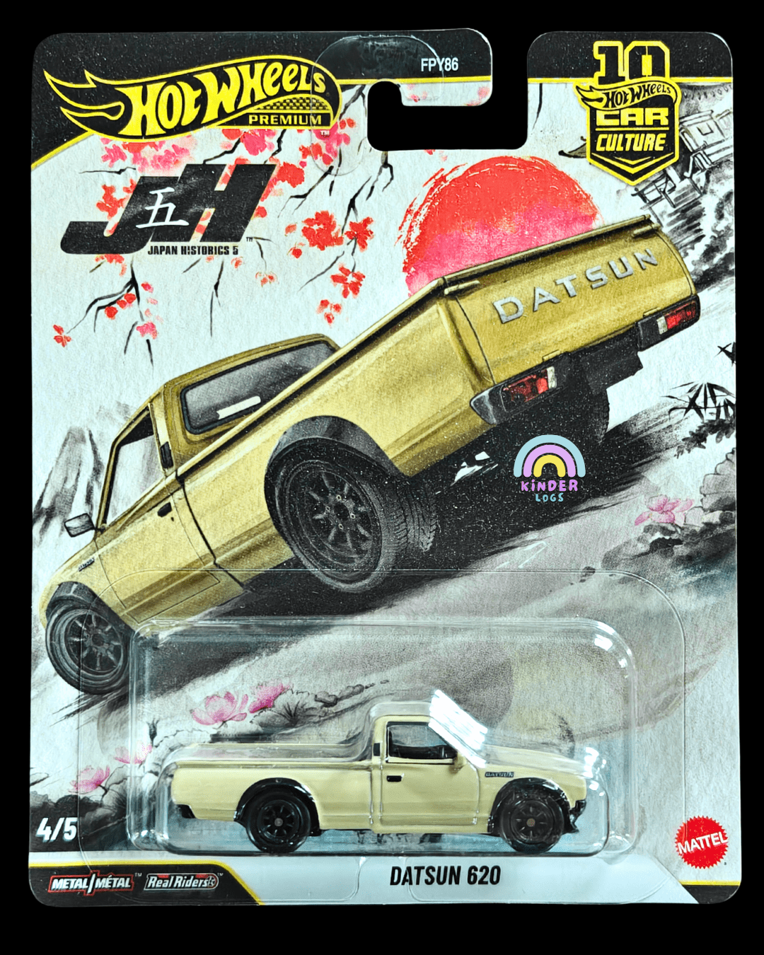 Premium Hot Wheels Datsun 620 - Japan Historics 5 (Imported) - Kinder Logs