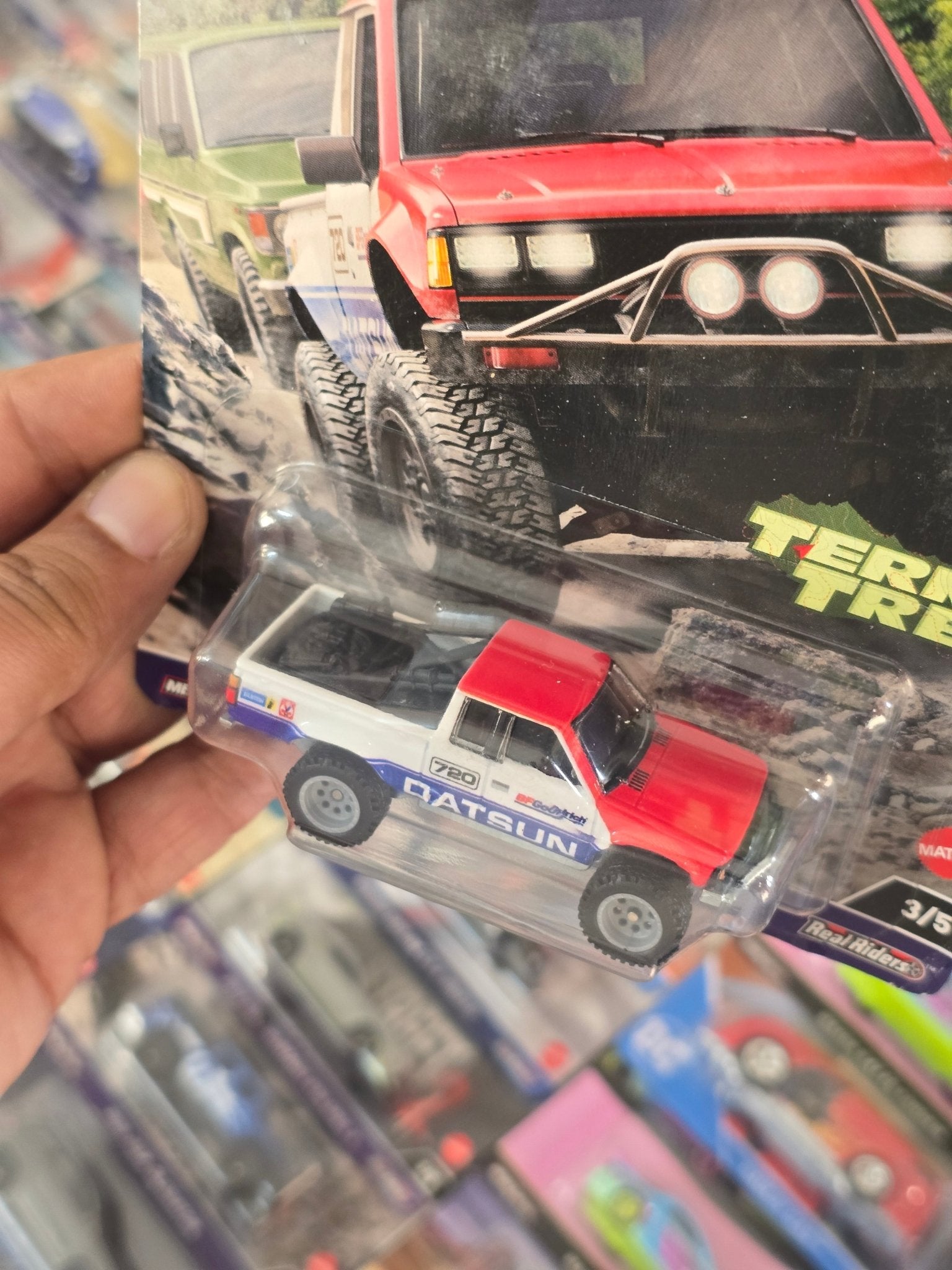 Premium Hot Wheels Datsun King Cab Baja Custom - Terra Trek (Imported) - Kinder Logs
