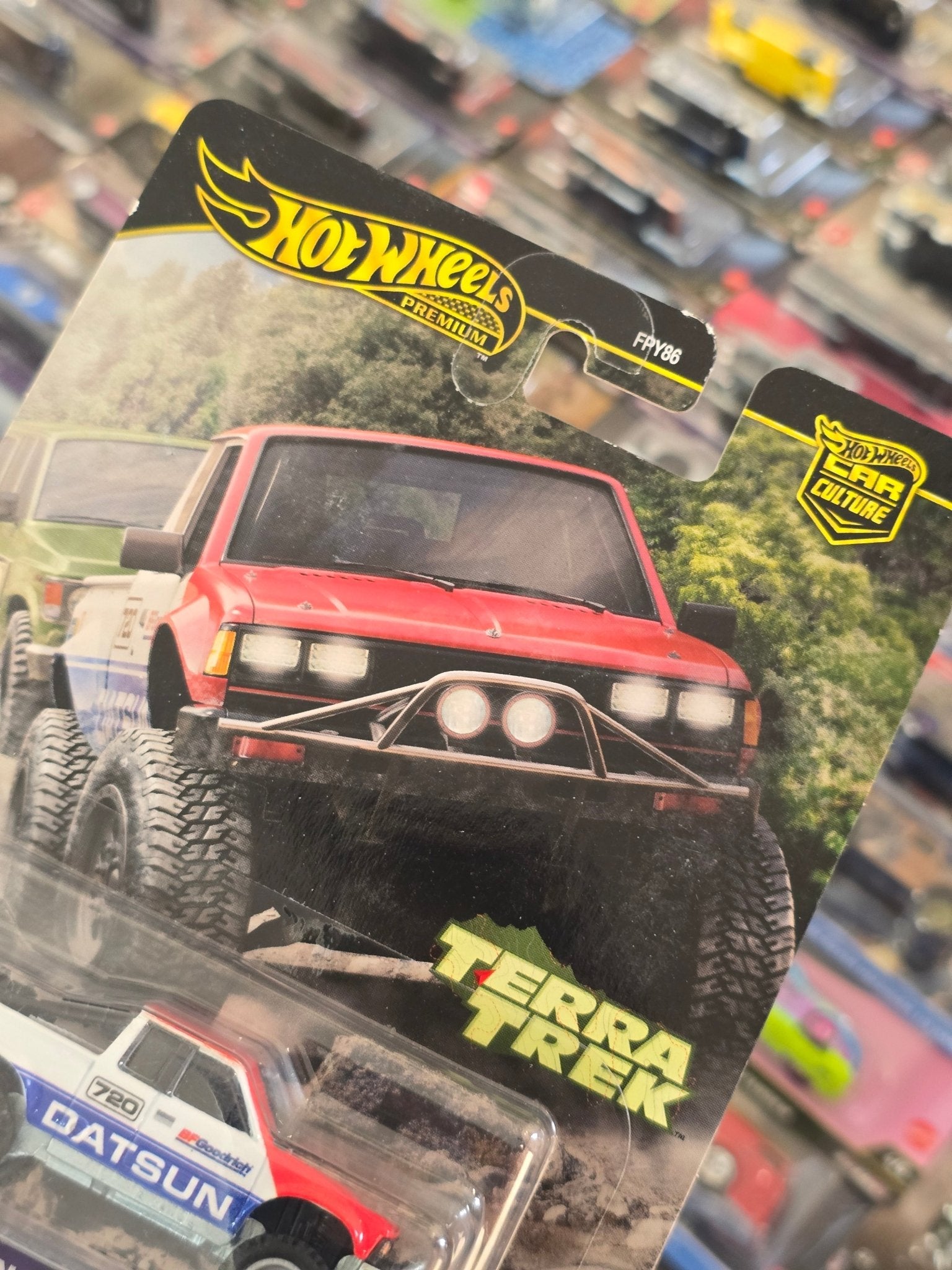 Premium Hot Wheels Datsun King Cab Baja Custom - Terra Trek (Imported) - Kinder Logs
