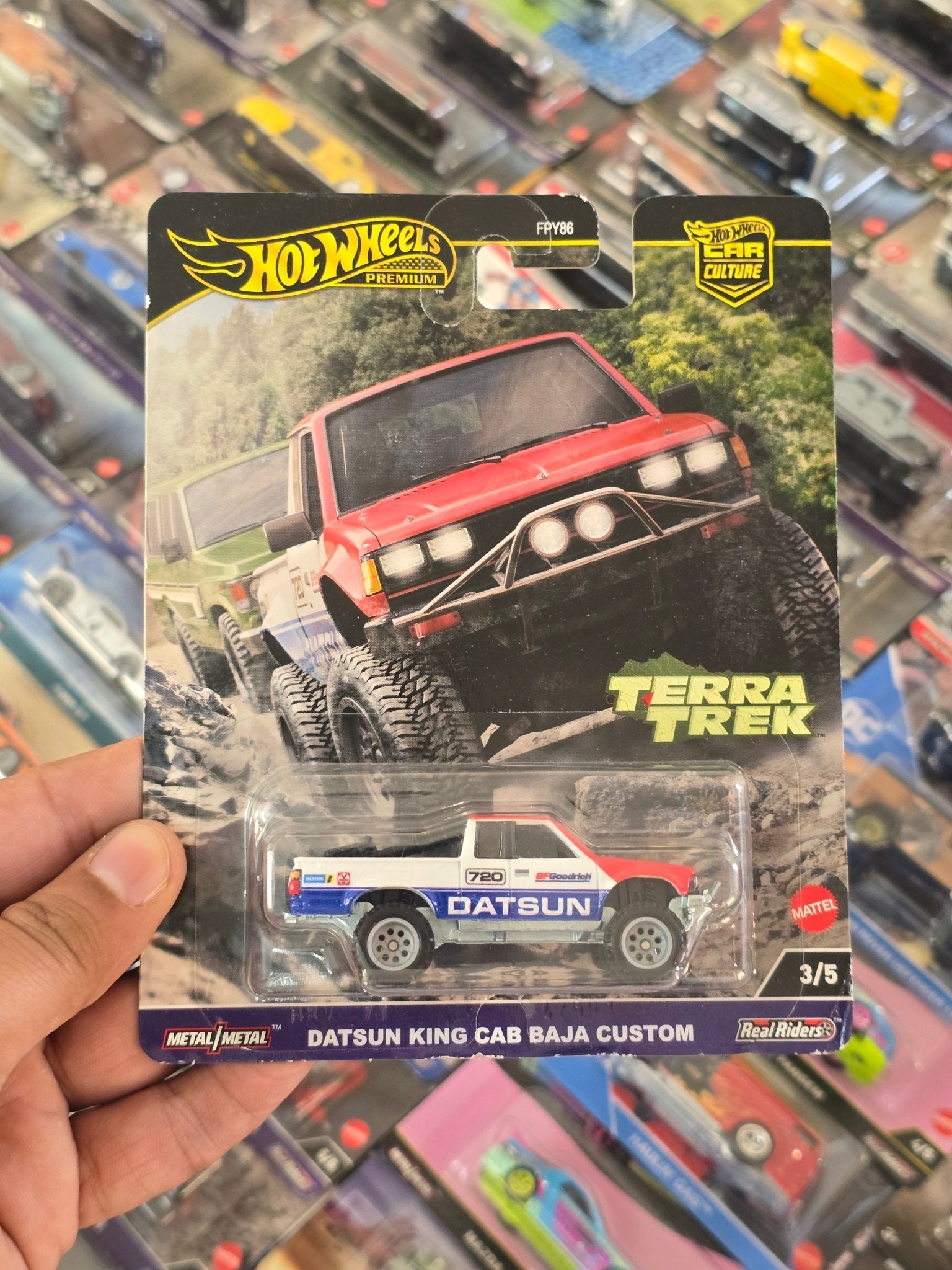 Premium Hot Wheels Datsun King Cab Baja Custom - Terra Trek (Imported) - Kinder Logs