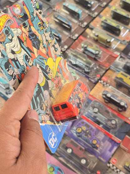 Premium Hot Wheels DC Batman 1966 Dodge A100 (Imported) - Taped Card - Kinder Logs