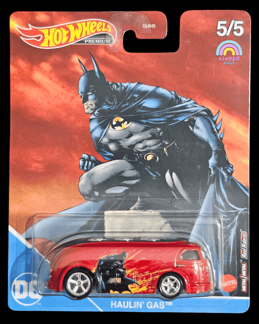 Premium Hot Wheels DC Batman Haulin' Gas - Kinder Logs