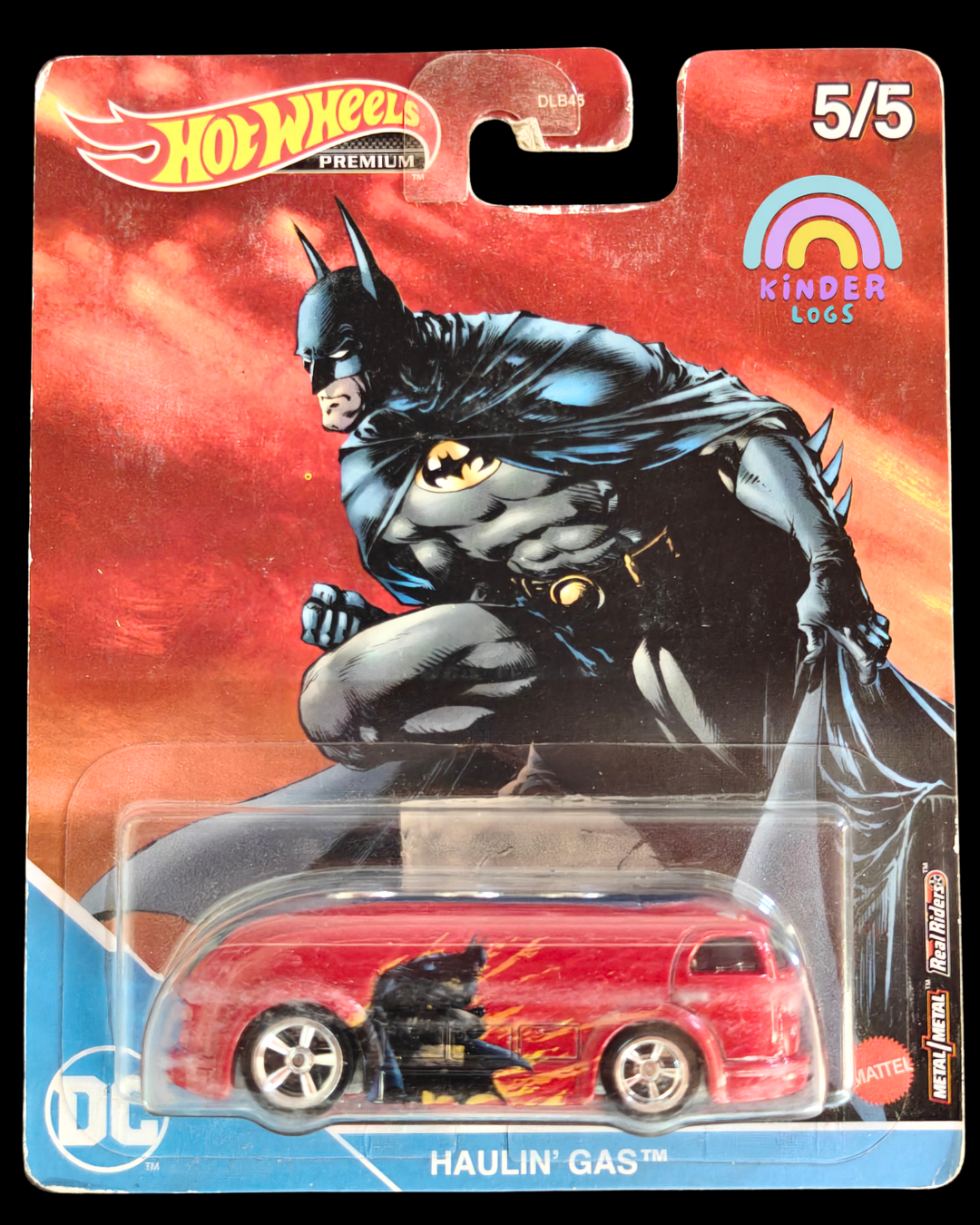 Premium Hot Wheels DC Batman Haulin' Gas (Imported) - Kinder Logs