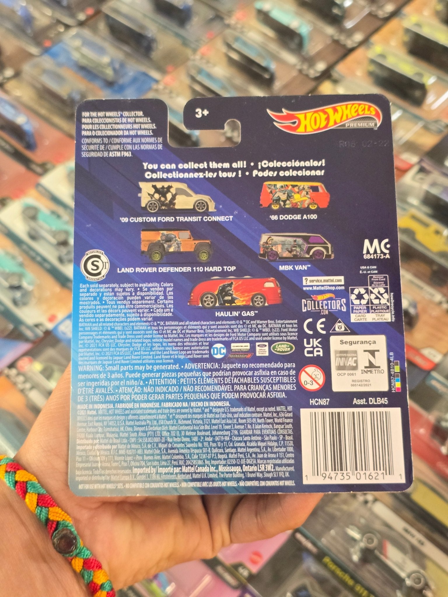 Premium Hot Wheels DC Batman MBK Van (Imported) - Kinder Logs