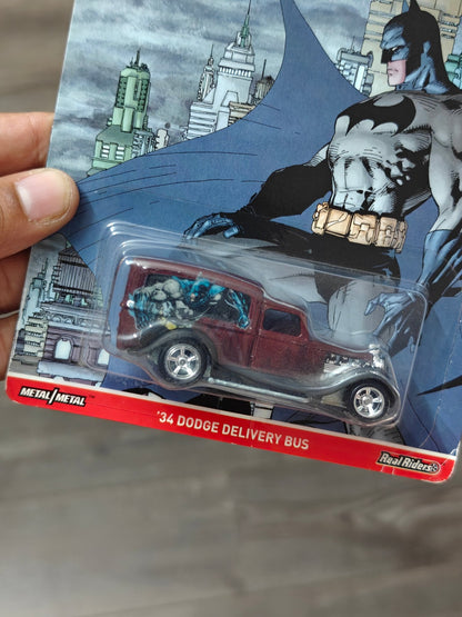 Premium Hot Wheels DC Comics Batman 1934 Dodge Delivery Bus (Imported) - Kinder Logs